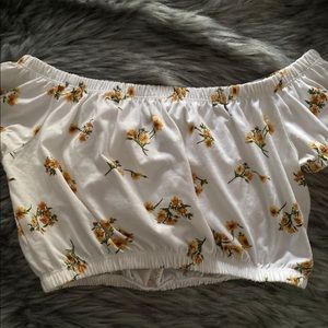 Forever 21 Off the shoulder Crop top